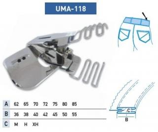 Приспособление UMA-118-T 70-40-52 мм H